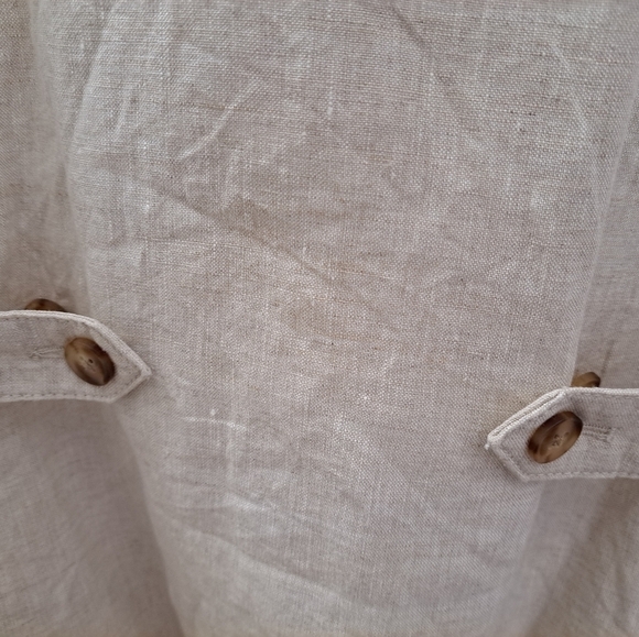 Perry Ellis 100% Linen Button Up Vest    Size 3X - Picture 5 of 5